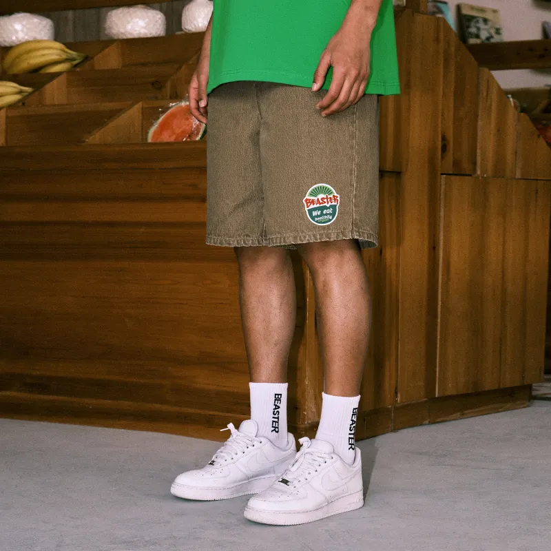 BEASTER Denim Shorts Unisex-4
