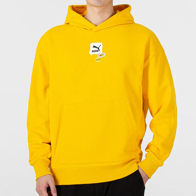 PUMA Sweatshirts Men Yellow-2