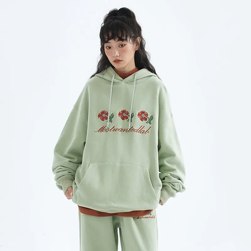 MostwantedLab MostwantedLab Vintage Flower Sweatshirt Unisex-13