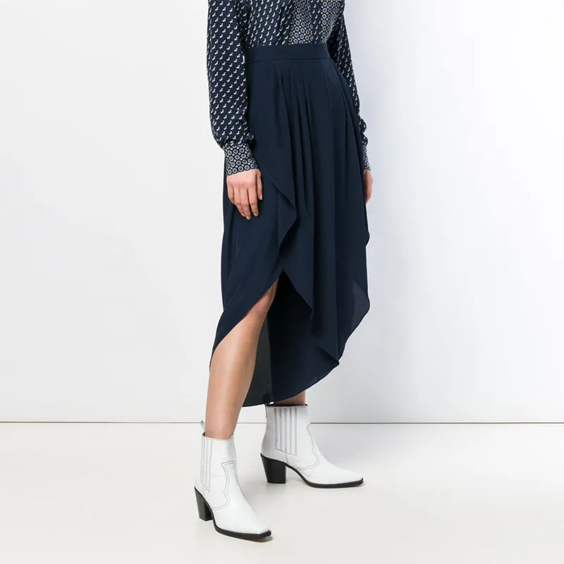 Chloé Casual Pants Women's Dark Blue-1