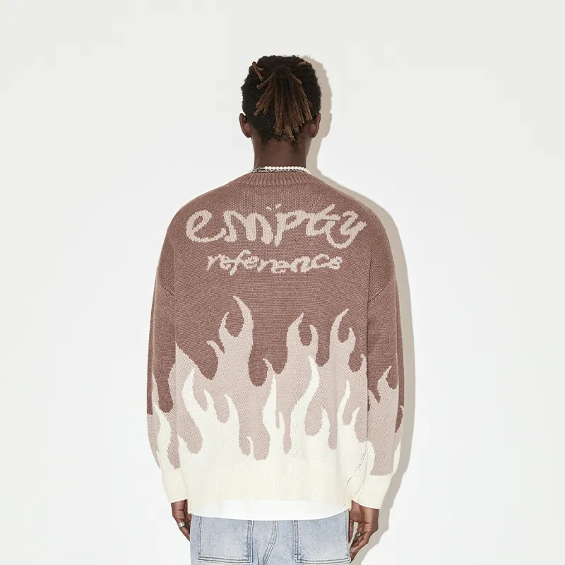 EMPTY REFERENCE Knitwear Unisex Brown-4