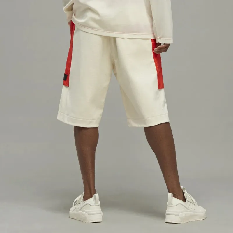 Y 3 Casual Shorts Men White-3