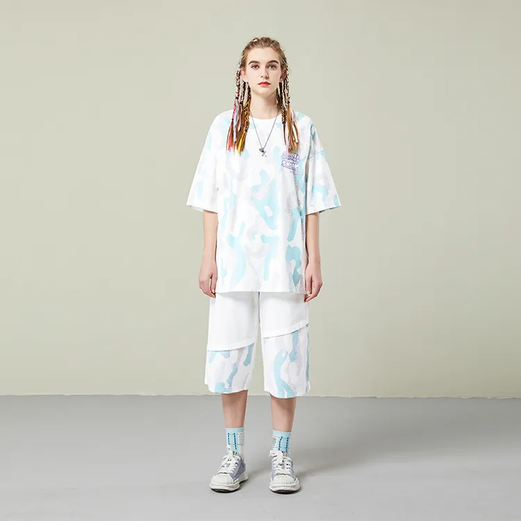 LAMLICKA Casual Pants Unisex White-6