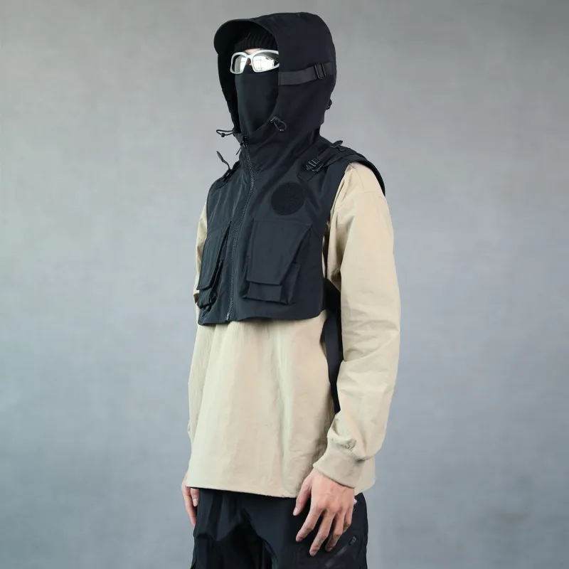 VIP Loose Fit Vest Unisex Black-6