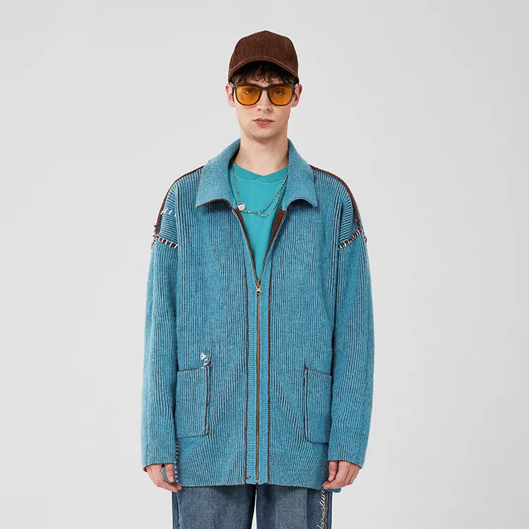 LAMLICKA Knitwear Unisex Blue-4