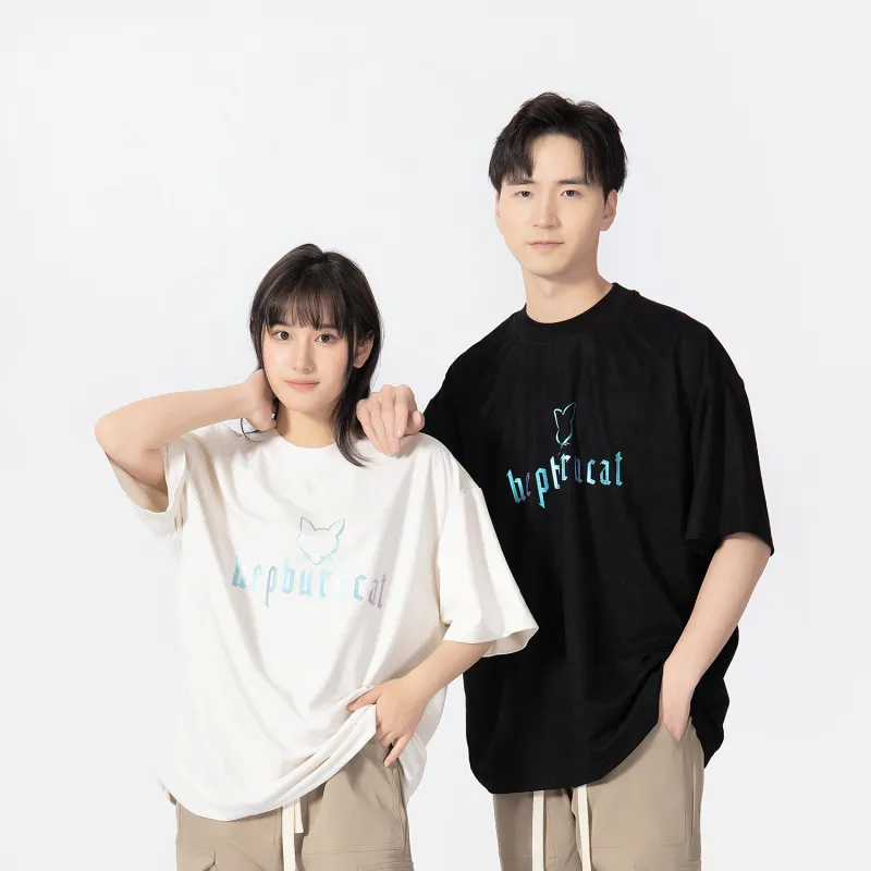 Hepburn Cat T-Shirts Unisex-8