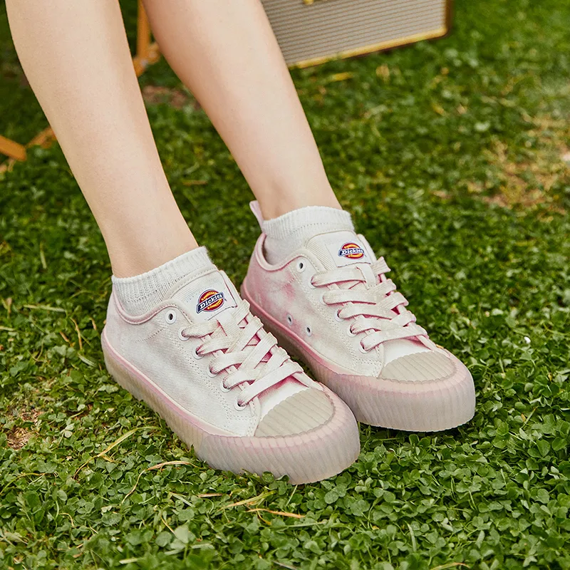 Dickies Low Top Canvas Shoes Women's Pink-5
