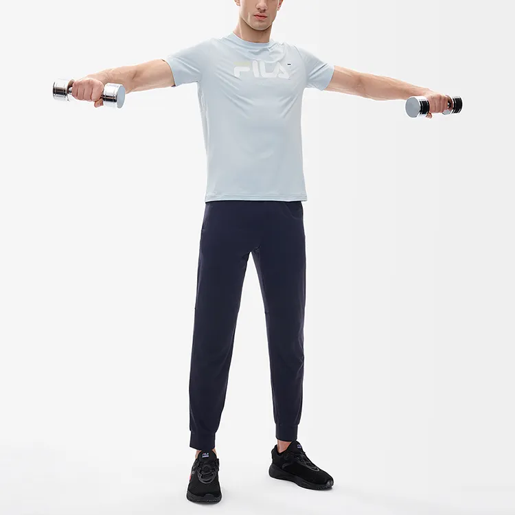 FILA Athletics T-Shirt Men's Light Smoke Blue-3