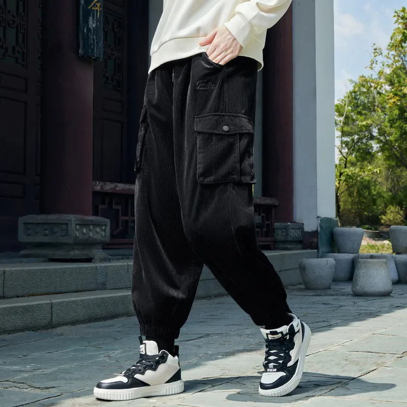 Erke Casual Pants Women's Jet Black-2
