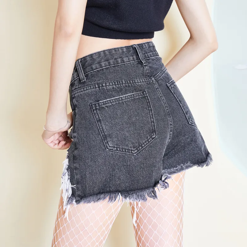 MEETLADY Denim Shorts Women's-9