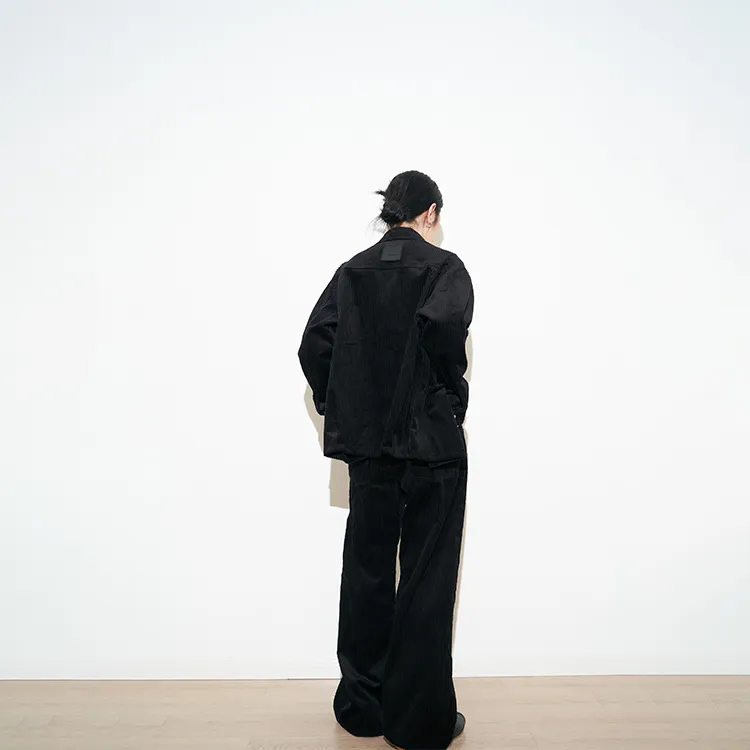 GMETRYART Casual Pants Unisex Black-1
