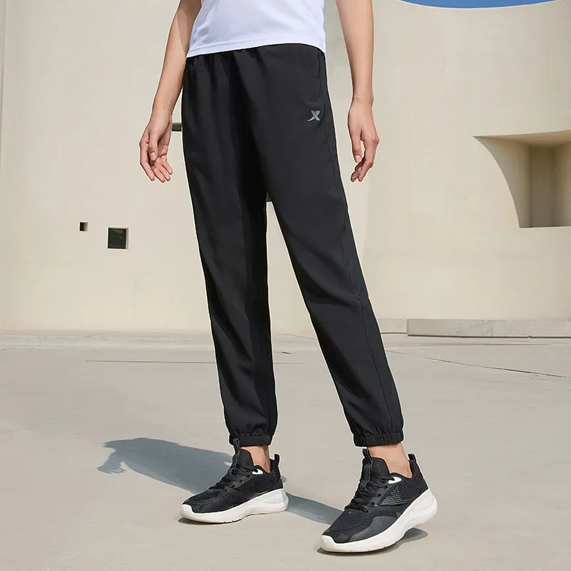 XTEP Variety Training Collection Casual Pants Unisex Jet Black-2