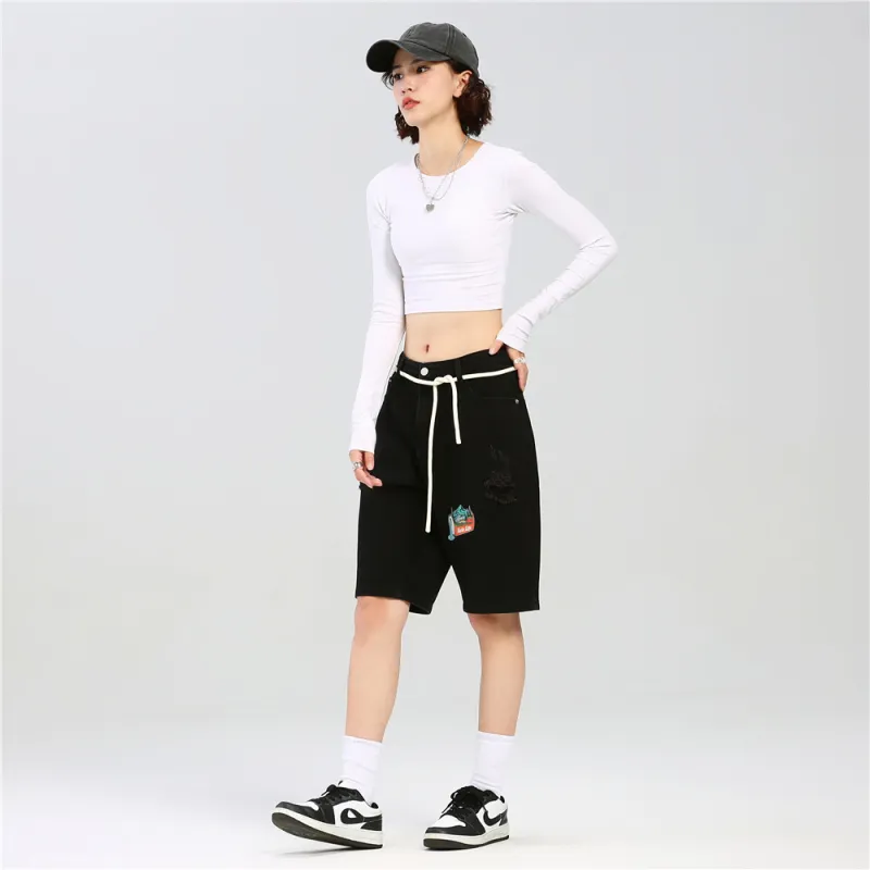 Unite Life HOODS Denim Shorts Unisex-8