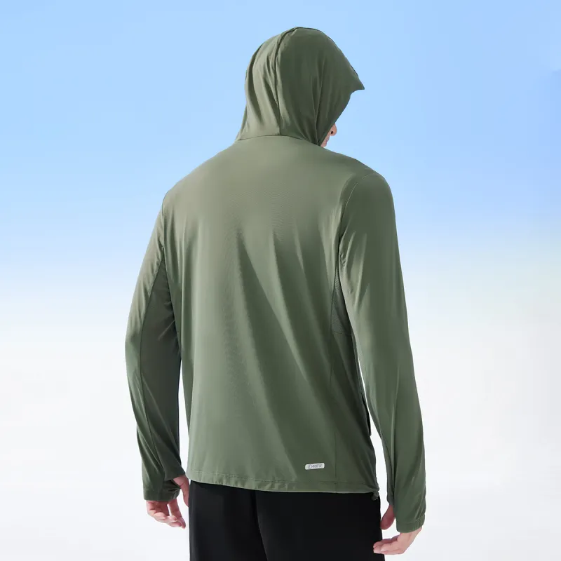 Erke Ice Sense Series Sun Protection Clothing Men Maple Green-2