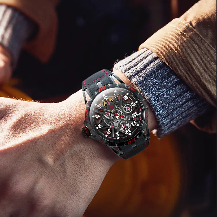 ROSDN Climber Xingji Collection Automatic Mechanical Movement Watch Men's Watches Silver Dial G2711-10