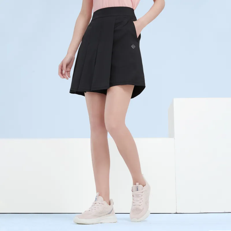 CAMEL Casual Short Skirts Women's Black-2