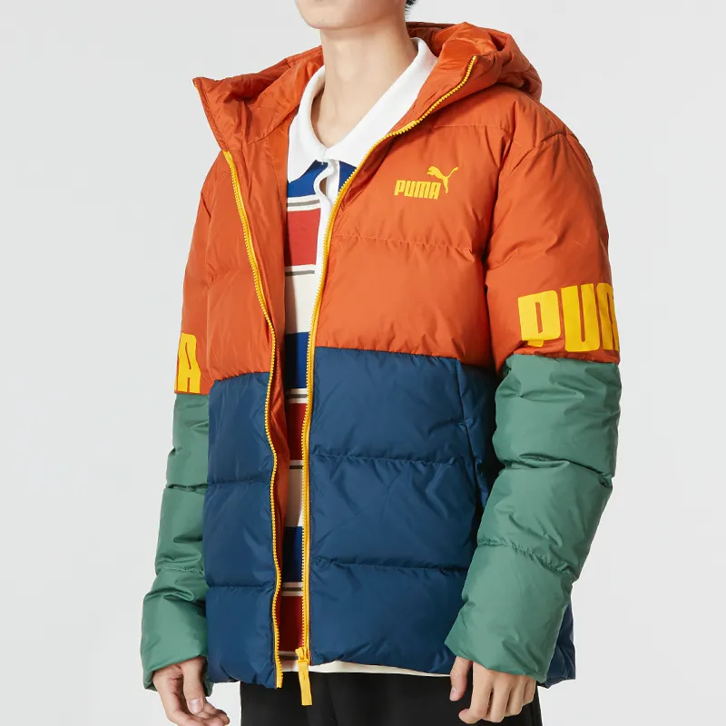 PUMA Down Jackets Men Orange-4