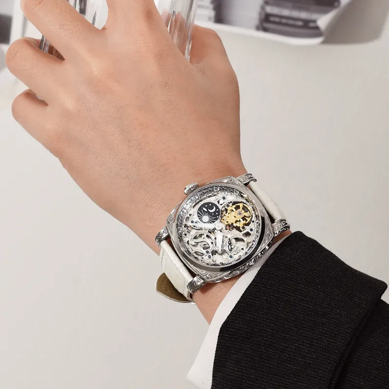 VRQ Future Series Automatic Mechanical Movement Watch Men's Watches Cut-Out Dial VRQ-F2-02-5