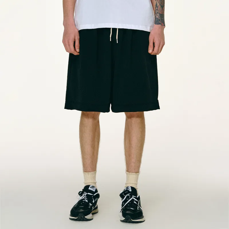 MATCHA STORY Goat Casual Shorts Unisex Black-2