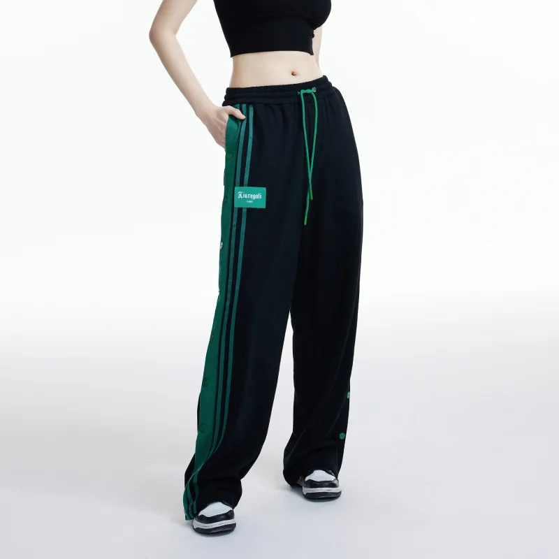 LIUREGALI Casual Pants Unisex Black-5