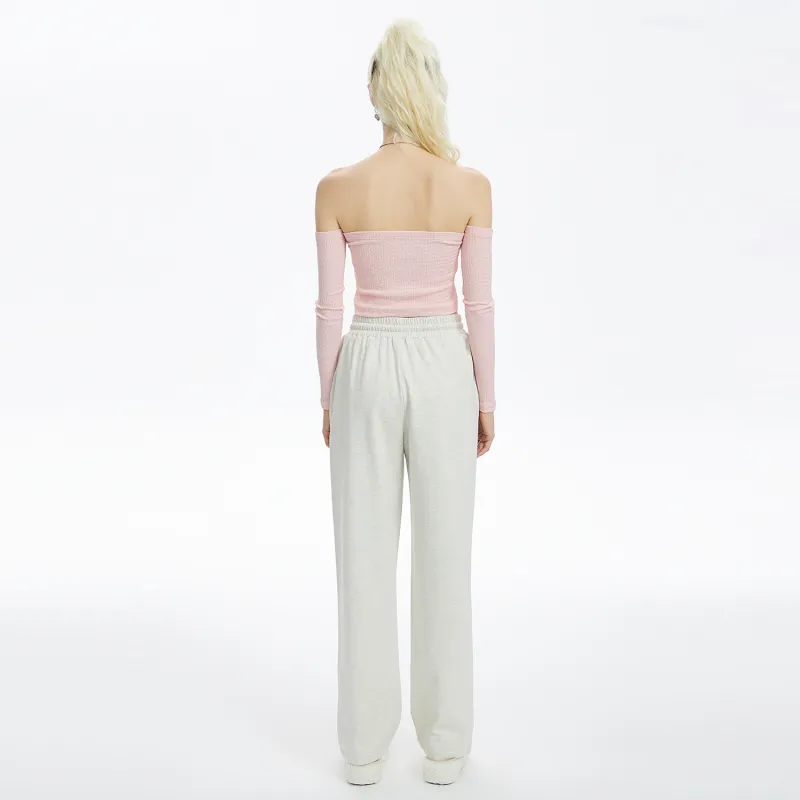 Vv.ok X ICONS Lab Casual Pants Unisex Light Heather Gray-3