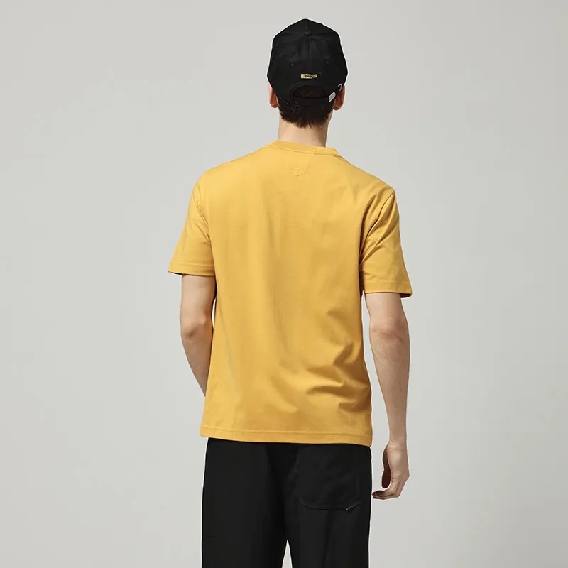 RARE Short Sleeved T Shirts Men's Yellow-4