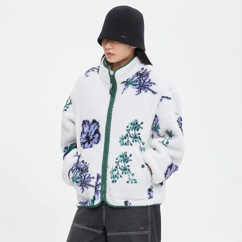 RMTCRW ROMANTIC CROWN Multicolor Stand Collar Loose Fit Thickened Puffer Jacket Unisex-3