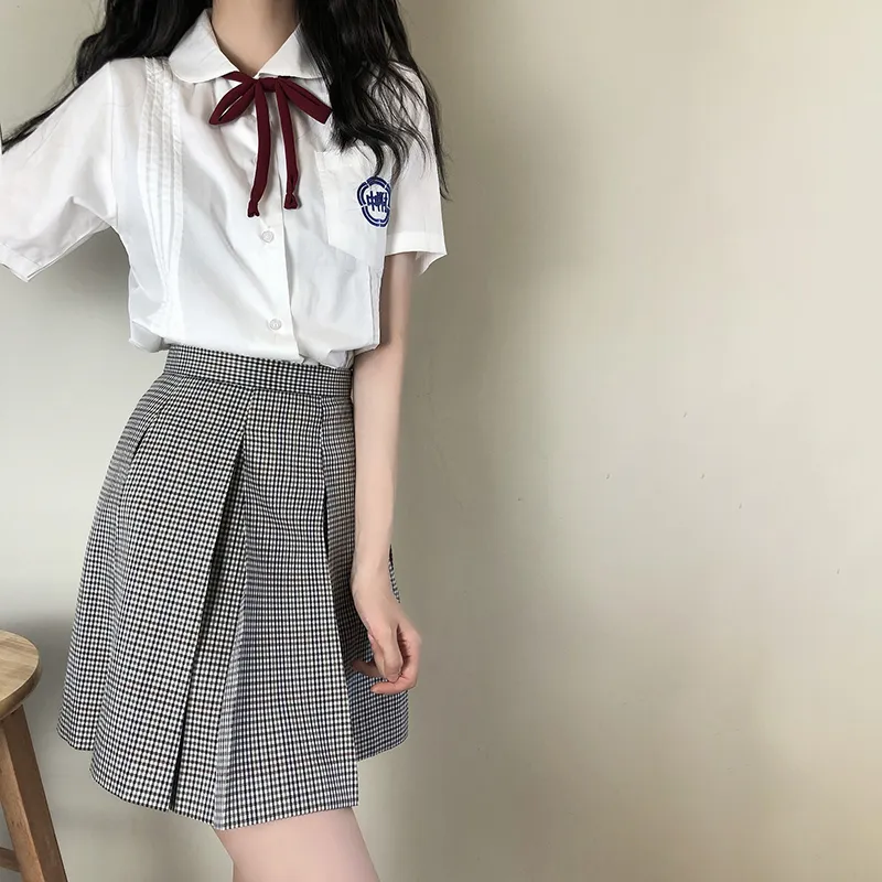 Tokyo Season Casual Short Skirts Women's Eight Box Pleated Skirt-12