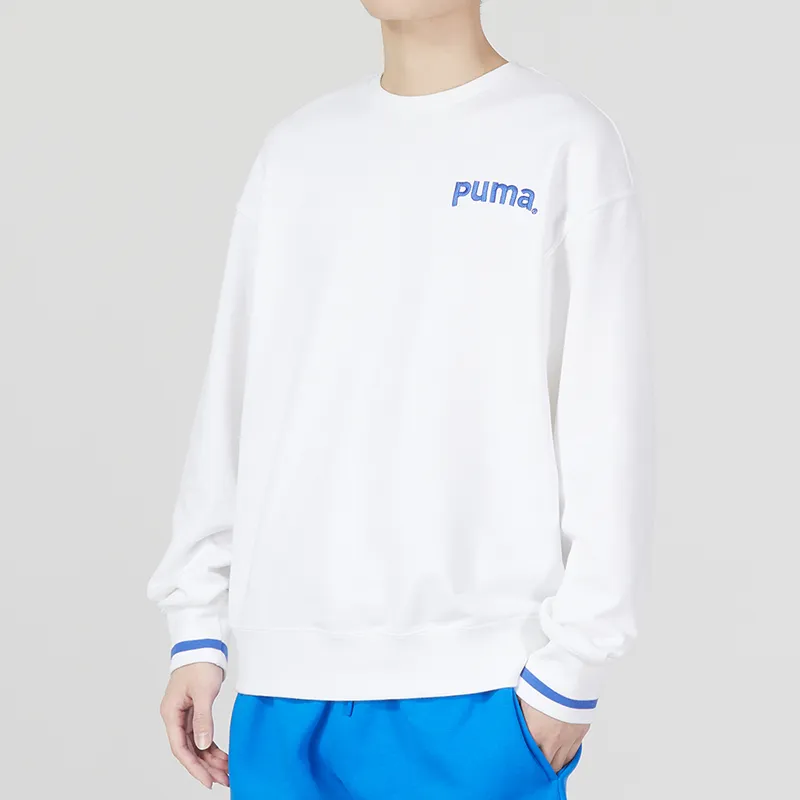 PUMA Sweatshirts Men White-4