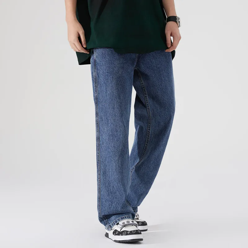JASONWOOD Straight Jeans Men's Dark Blue-3