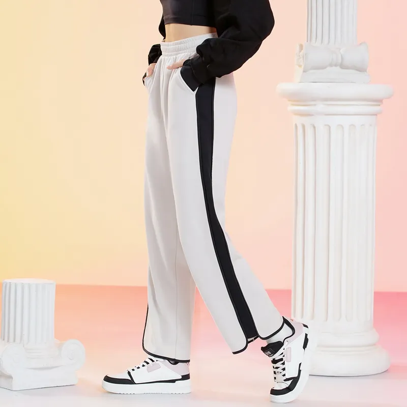 XTEP Straight Thickened And Fleece-Lined Casual Pants Women's-2