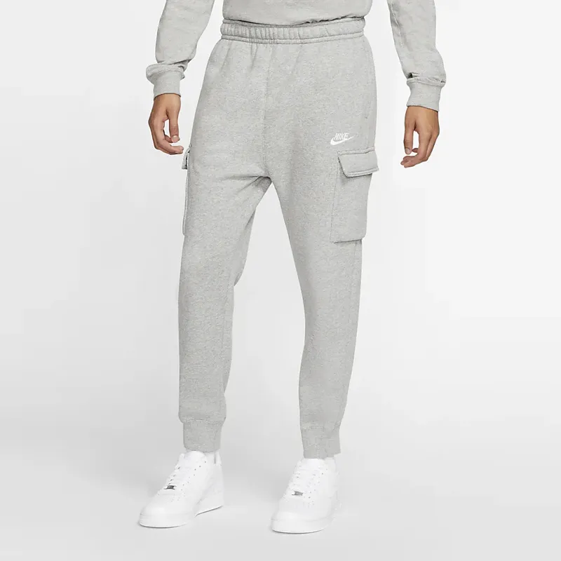 Nike Knitted Sweatpants Men Gray-4