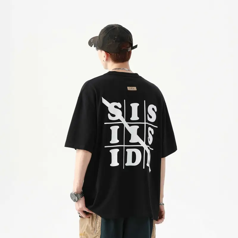 SIDEEFFECT Short Sleeved T Shirts Summer Unisex-4