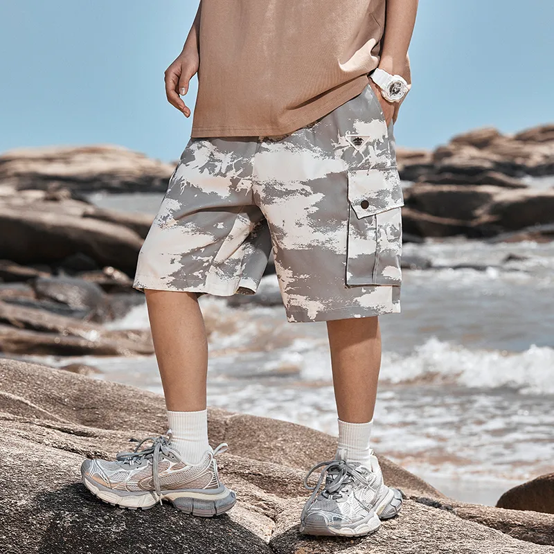 AMBER LIGHT AMBER LIGHT Mountain Outdoor Casual Shorts Unisex-12