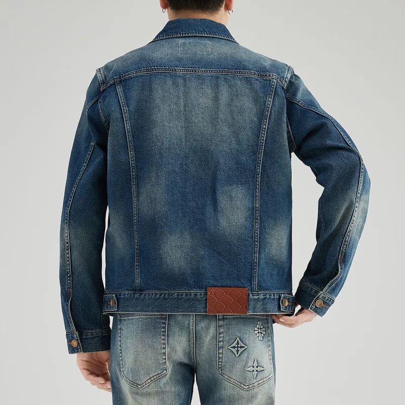 23R+ Denim Jackets Men Blue-3