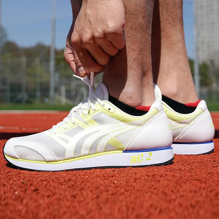 DO WIN Cushioned Slip Resistant Abrasion Resistant Breathable Low Top Marathon Running Shoes Unisex White-6