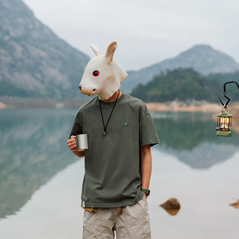 Rabbit House Summer T Shirt Men's-7