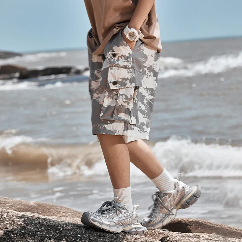 AMBER LIGHT AMBER LIGHT Mountain Outdoor Casual Shorts Unisex-11