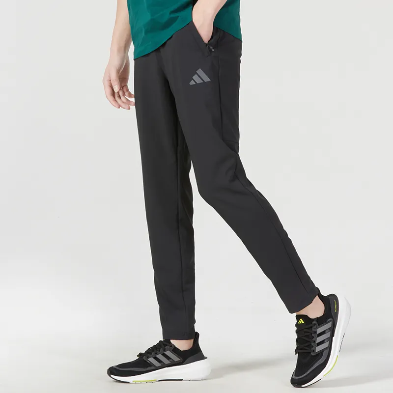 Adidas Knitted Sweatpants Men Black Gray Color-3
