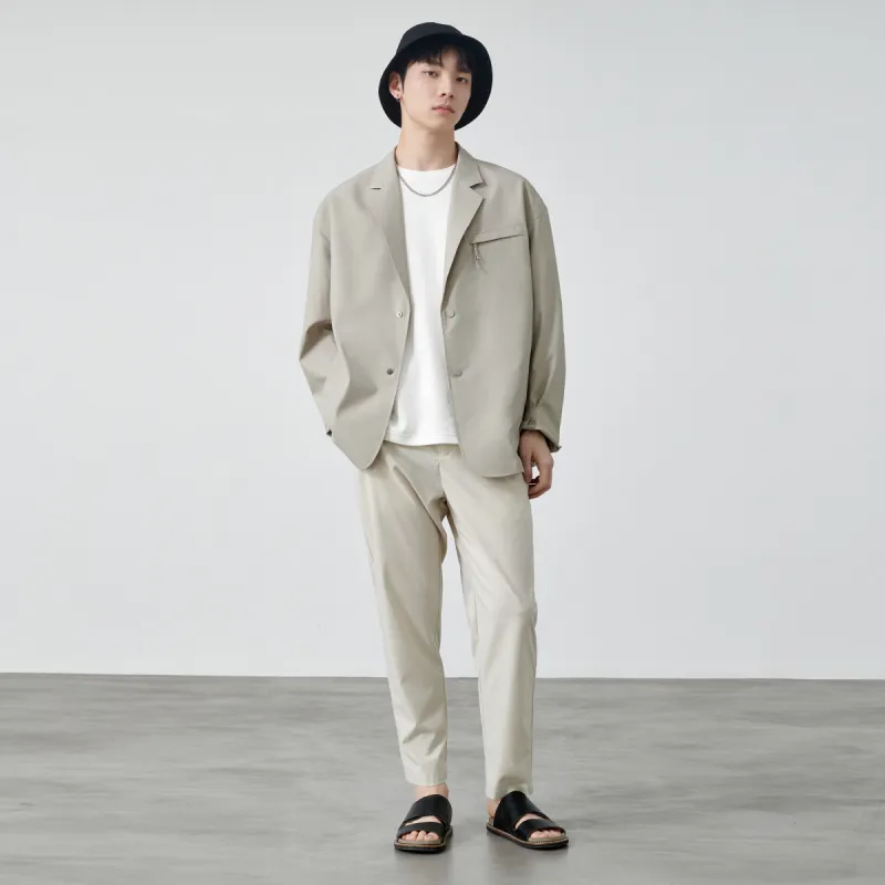 A.B.X Summer Lightweight Business Suit Men's-2