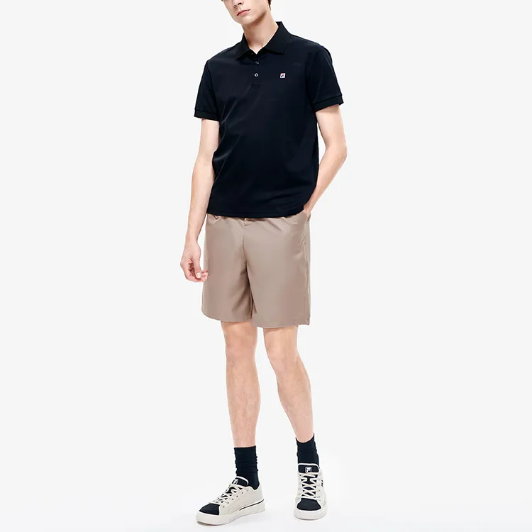 FILA Polo Shirts Men Jet Black-2