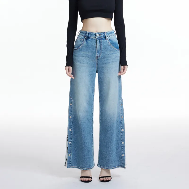 LIUREGALI Jeans Women's Sky Blue-2