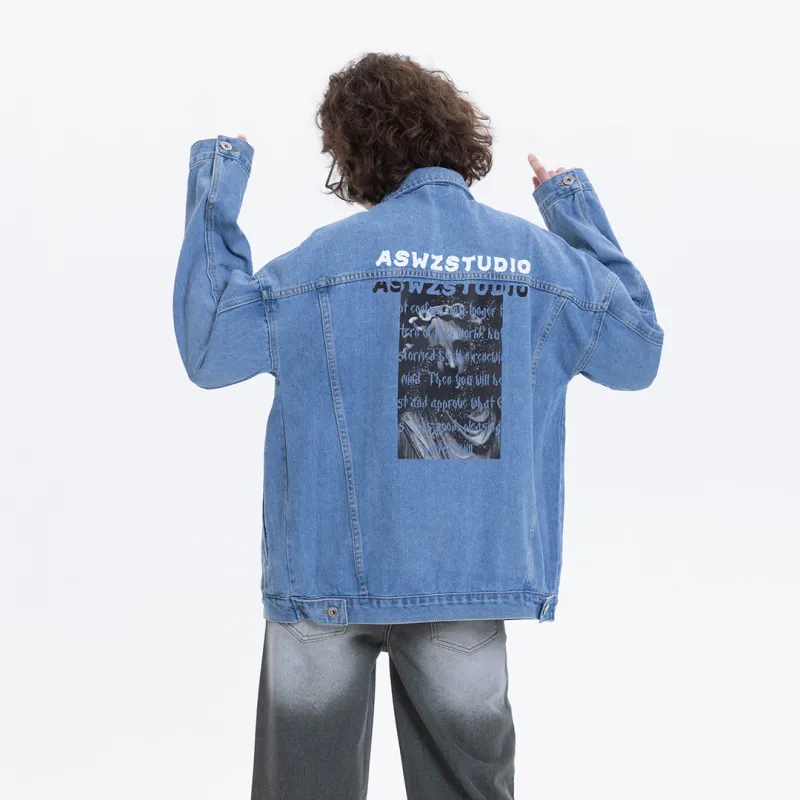 ASWZ Denim Jackets Unisex-13