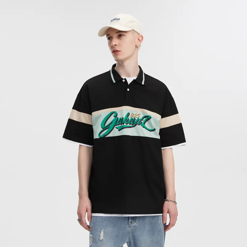 GUKUUL Polo Shirts Unisex Black-8