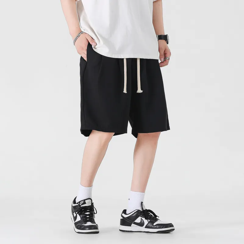 SEANBYSEAN Loose Fit Shorts Unisex Black-3