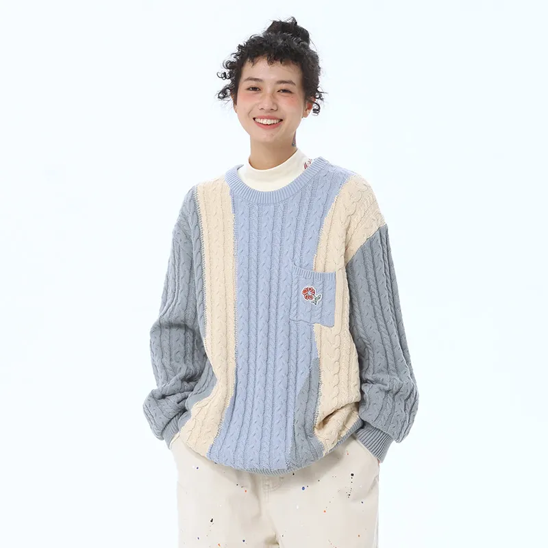 MostwantedLab Vintage Flower Sweaters Unisex-3