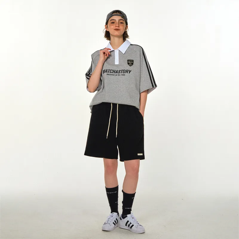 MATCHA STORY College Series Casual Shorts Unisex-5