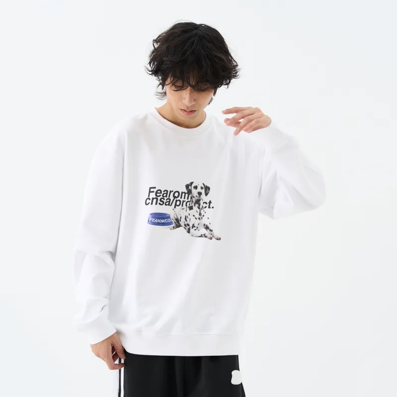 FEAROM Crew Neck Loose Fit Sweatshirt Unisex-13