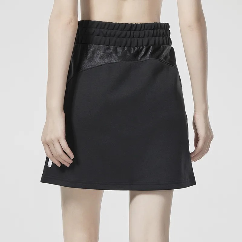 Adidas Casual Short Skirts Women's Black-4
