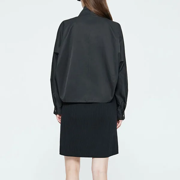 DKNY FW22 Loose Fit Jacket Women's Black-3